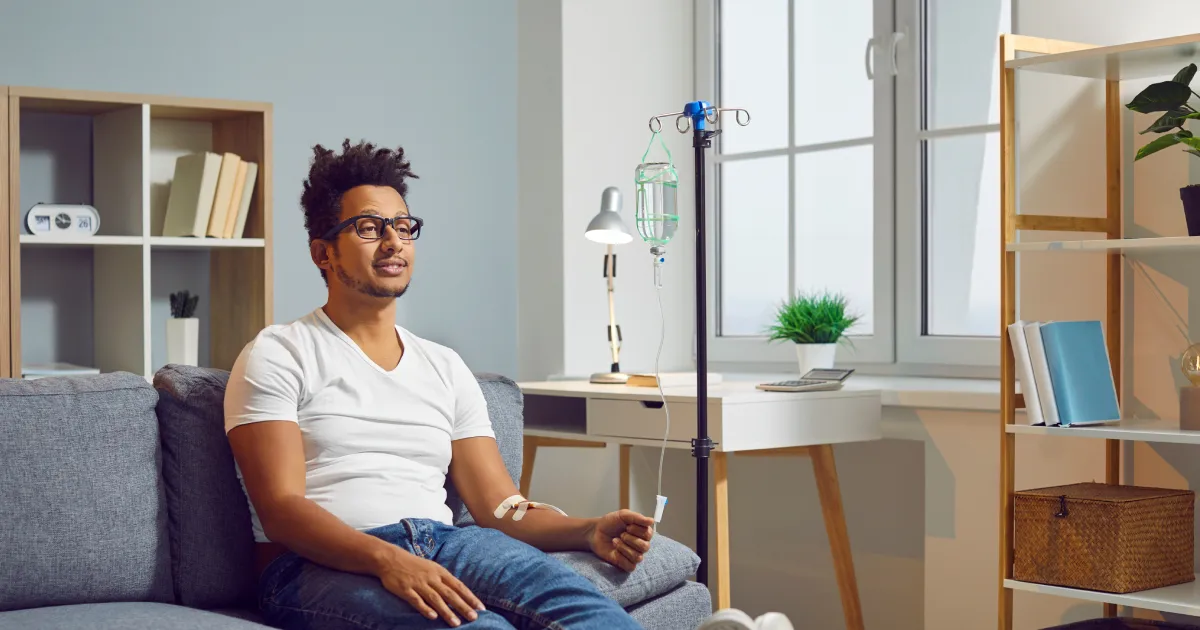 A person receiving IV Therapy in Orlando, FLNorthport, NY